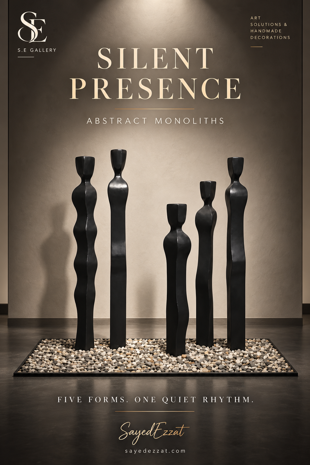 SILENT PRESENCE — Abstract Monoliths